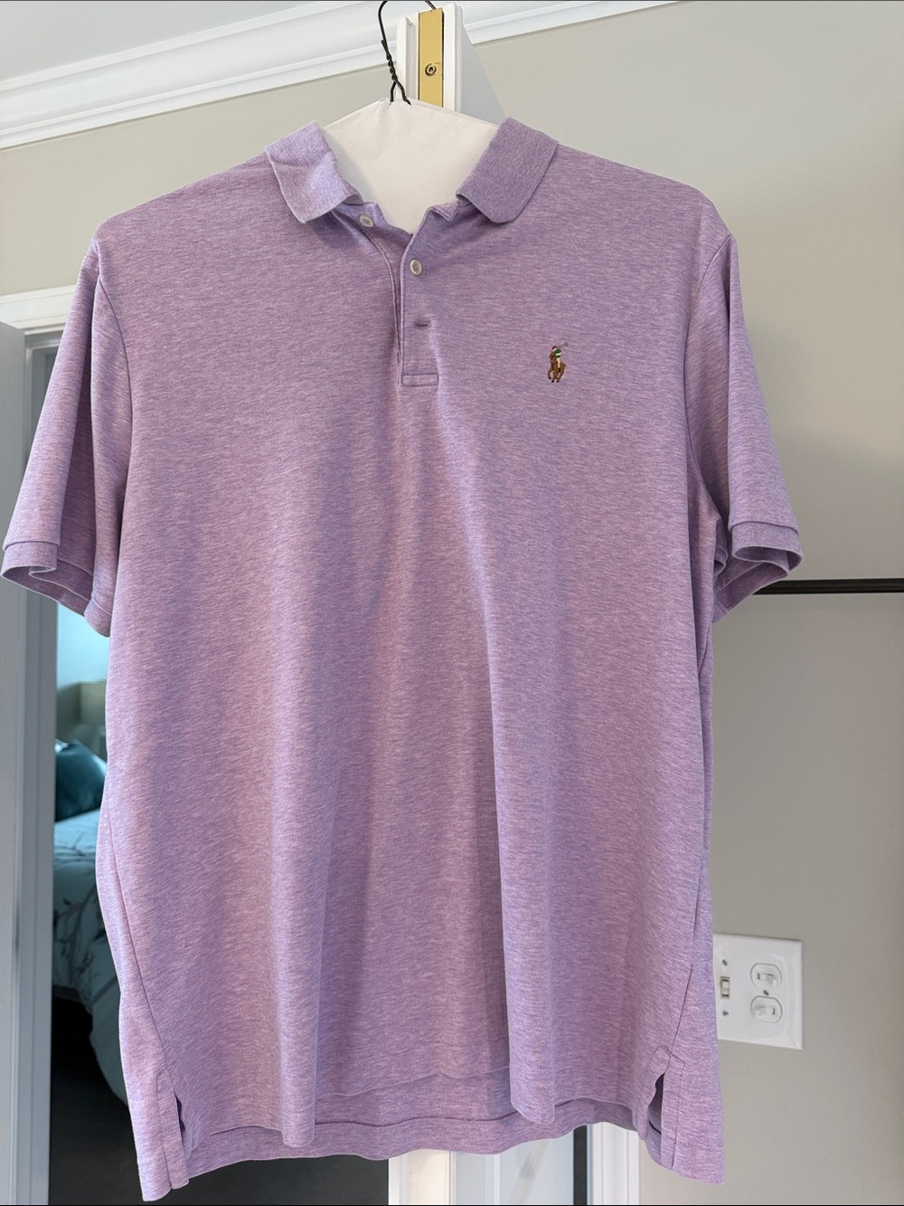 Ralph Lauren Men’s Purple Polo Shirt